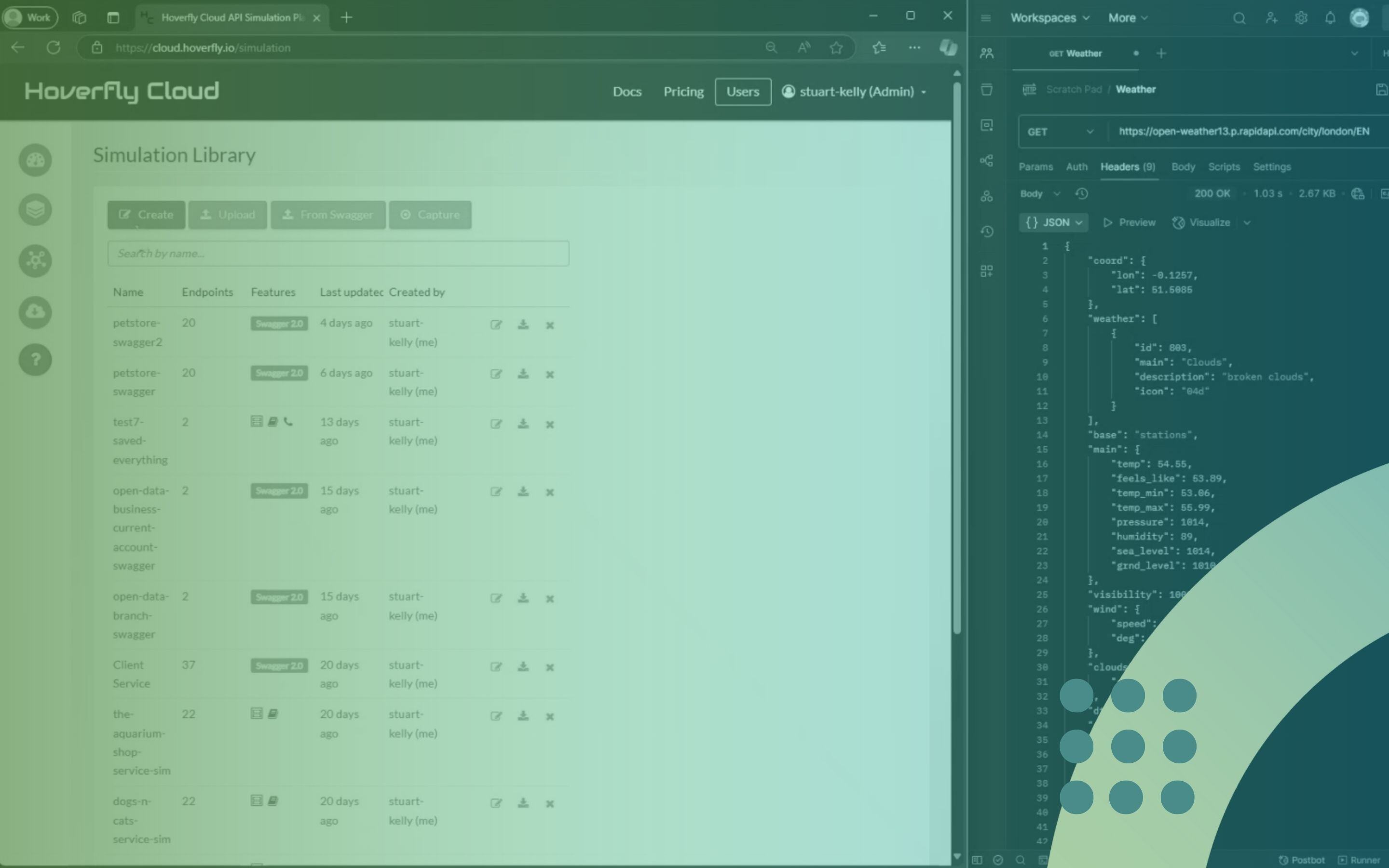 Command Line Interface Hoverfly Cloud - Premium Light Pattern Gallery - 8K